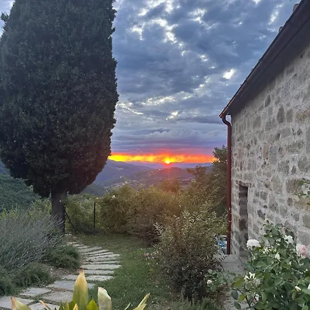 Con Vista Nel Chianti Rufina בית חווה לונדה